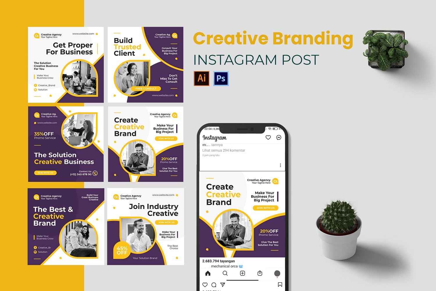 Creative Branding Instagram Post