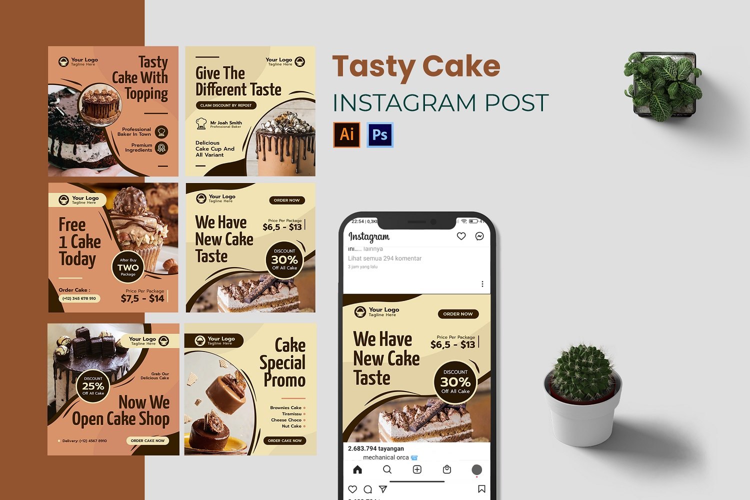 Business Webinar Instagram Post Template