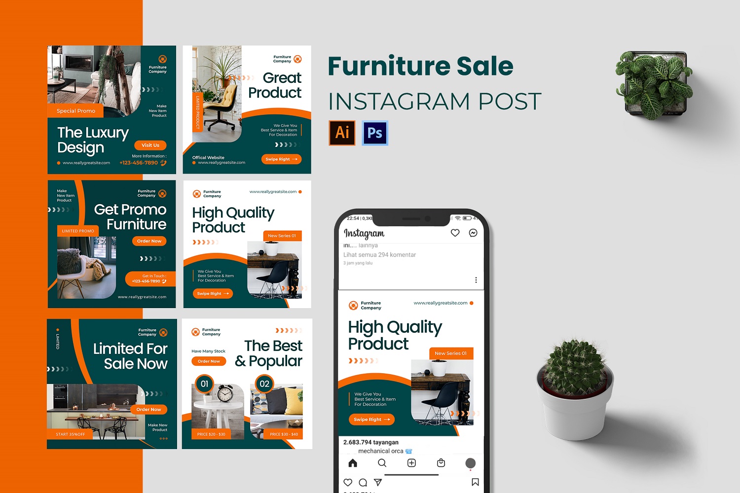 Furniture Sales Instagram Post