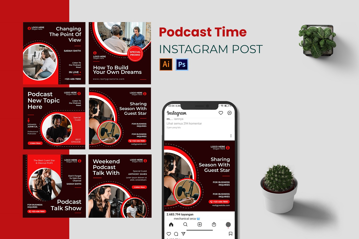 Podcast Time Instagram Post