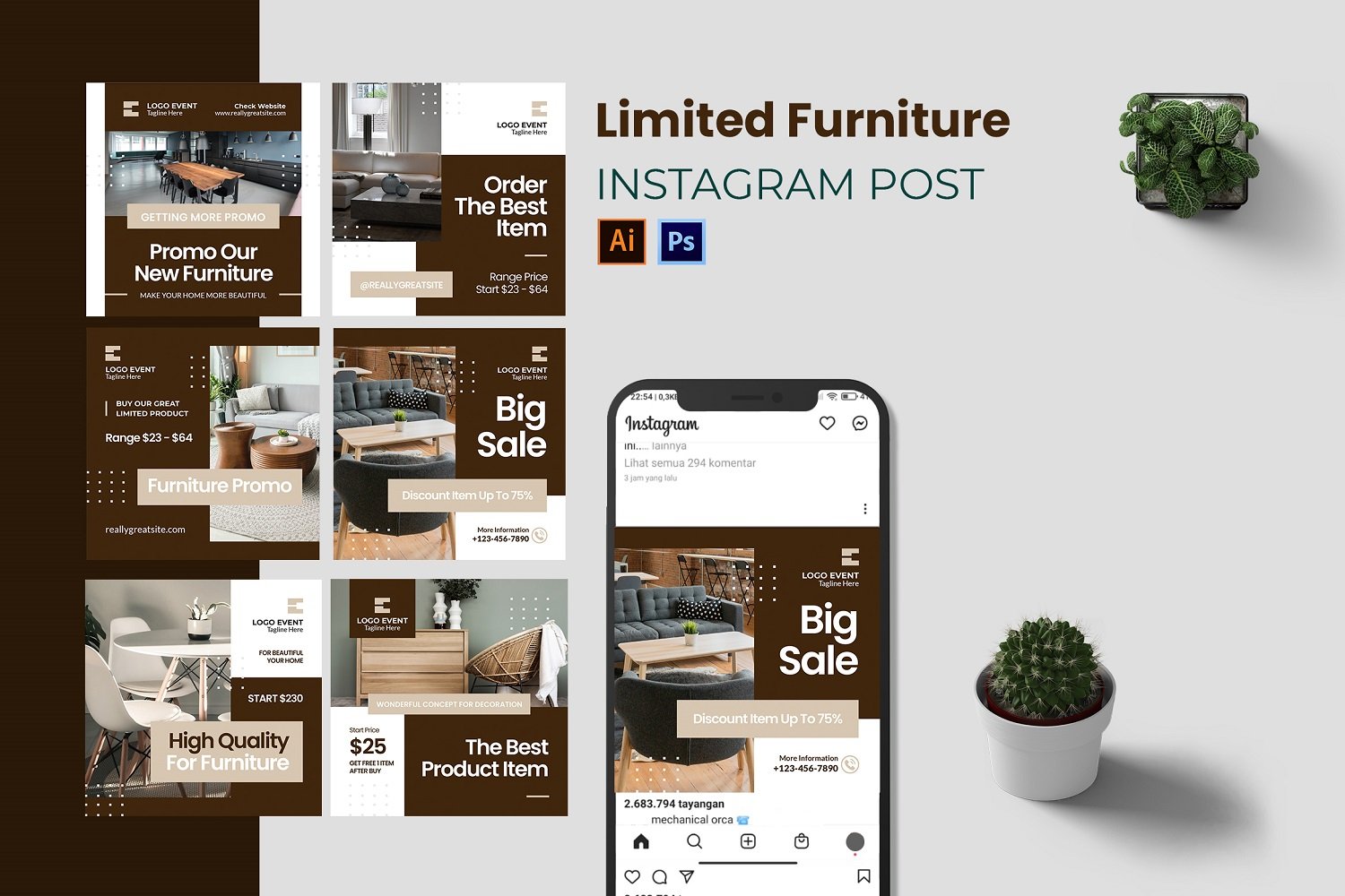 Limited Furniture Instagram Post