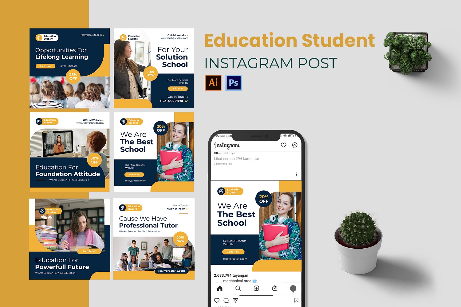 Educate Student Instagram Post