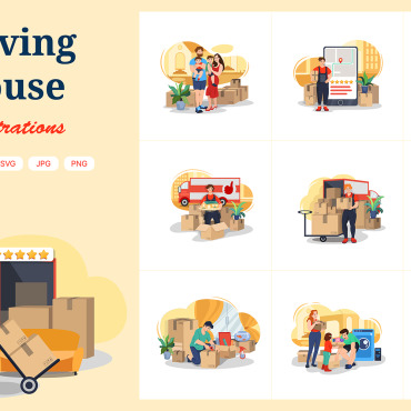 Removal Moving Illustrations Templates 220103