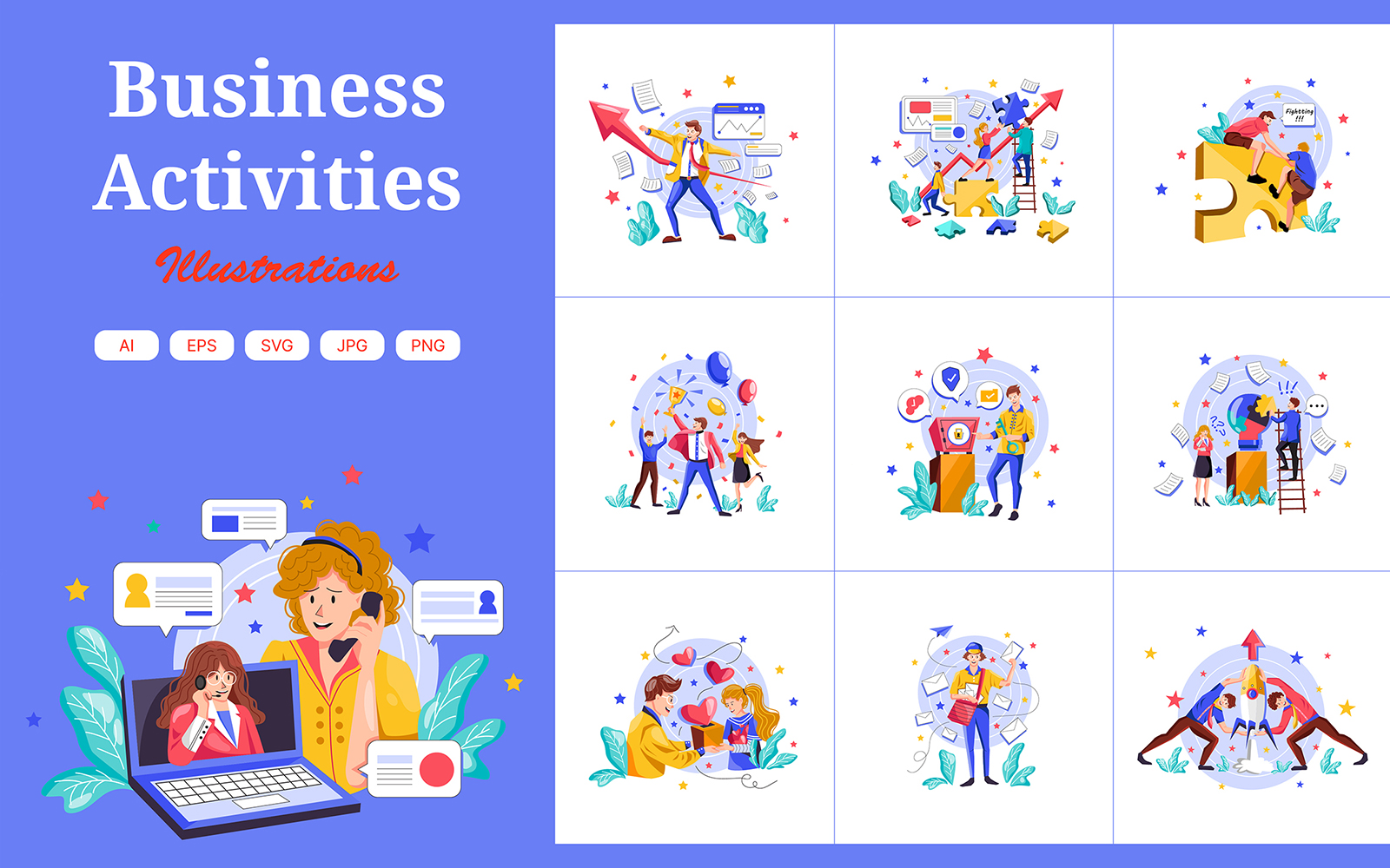 M360_Business Illustration Pack