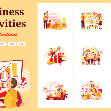 Business Success Illustrations Templates 220114