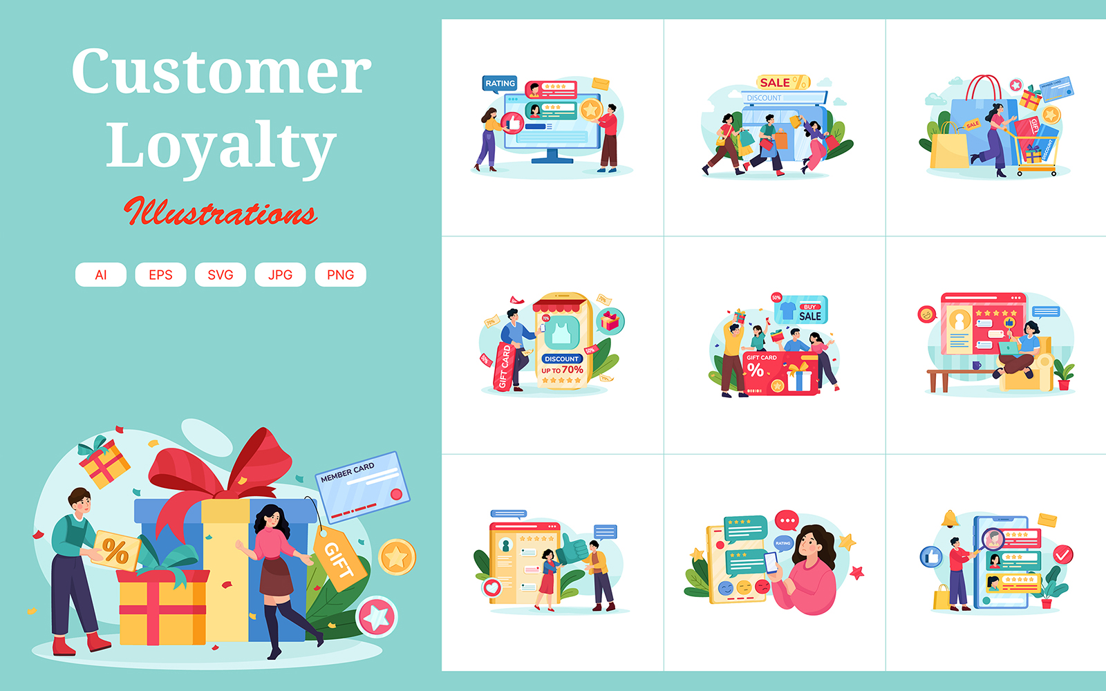 M336_Customer Loyalty Illustrations