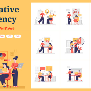 Creative Agency Illustrations Templates 220119