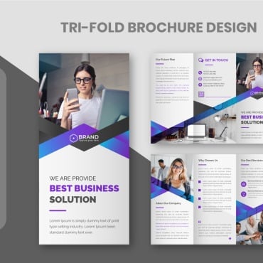 Trifold Brochure Corporate Identity 220237