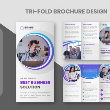 Trifold Brochure Corporate Identity 220242