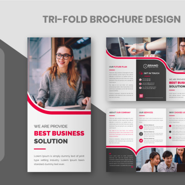 Trifold Brochure Corporate Identity 220244