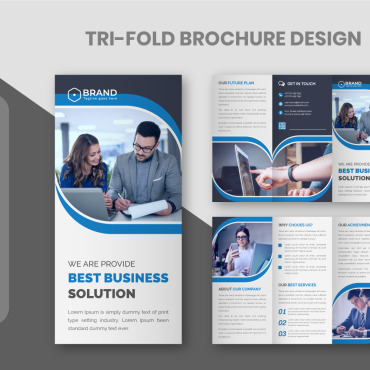 Trifold Brochure Corporate Identity 220246