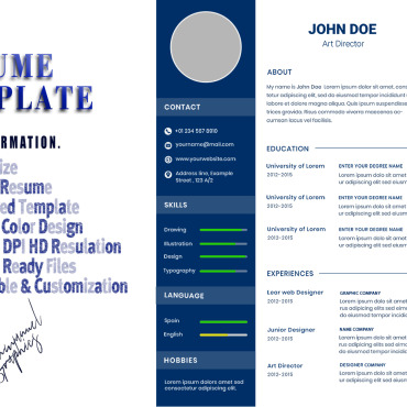Cvtemplate Modernresume  220275