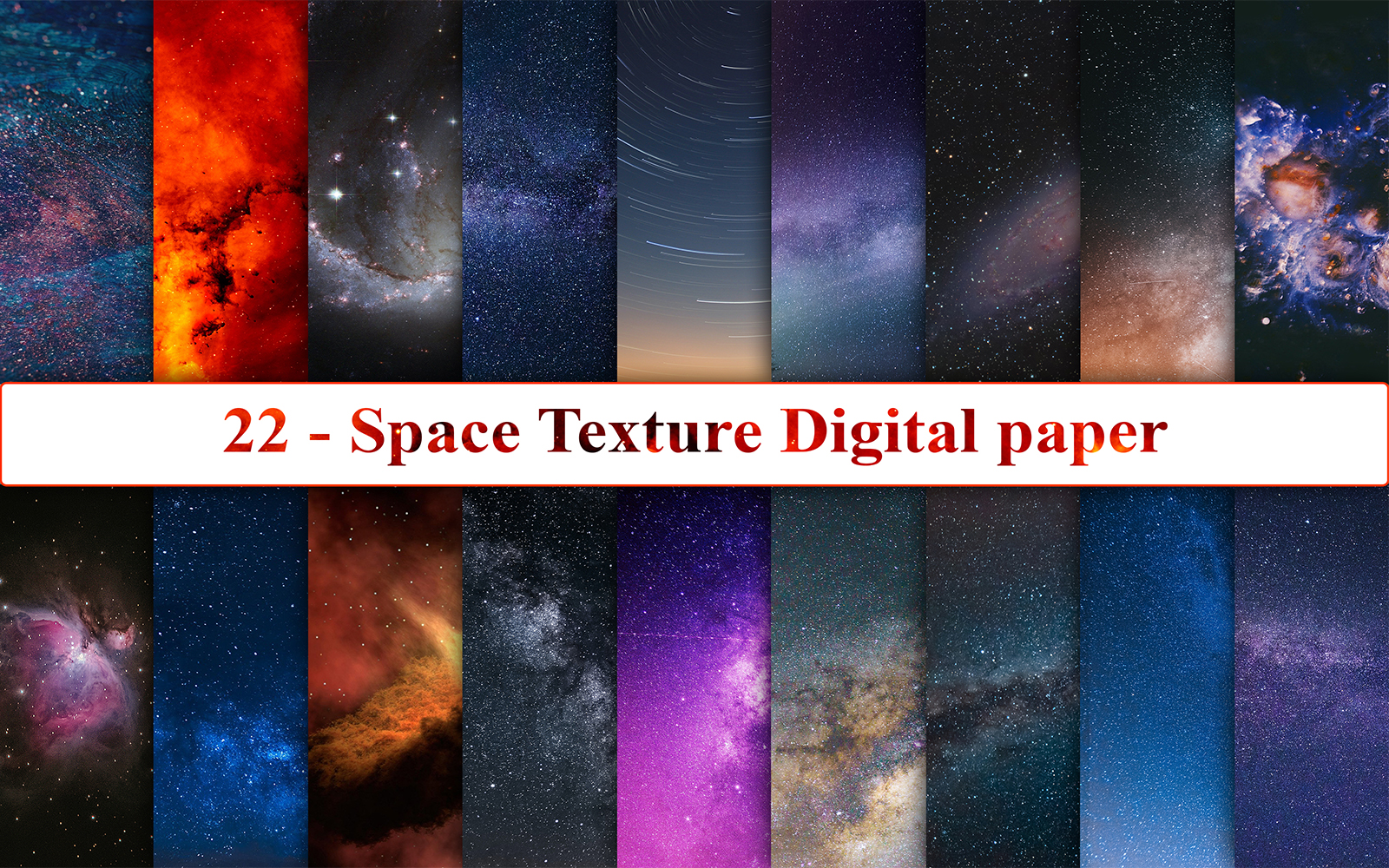 Space Texture Digital Paper