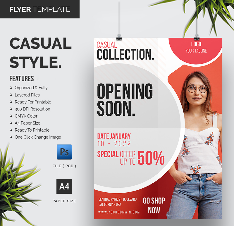 Fashion Casual - Flyer Template