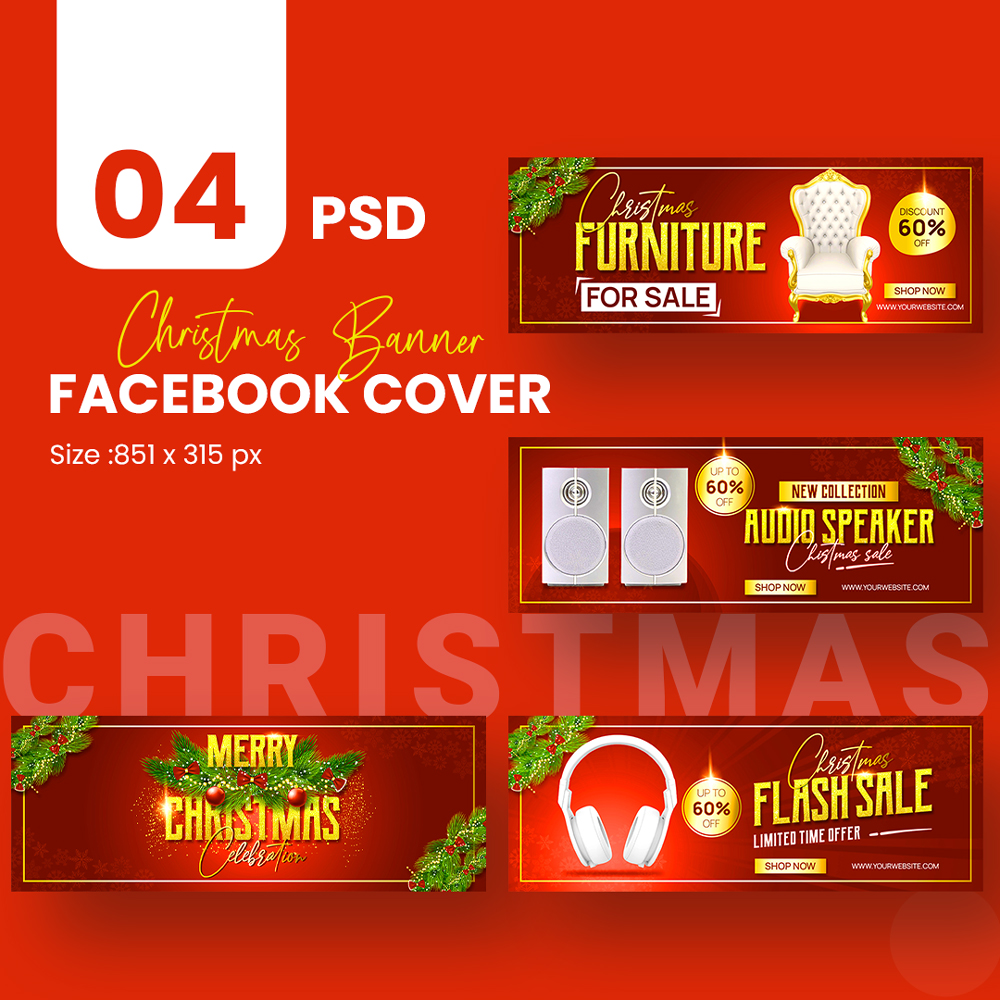 Merry Christmas Facebook Covers Social Media