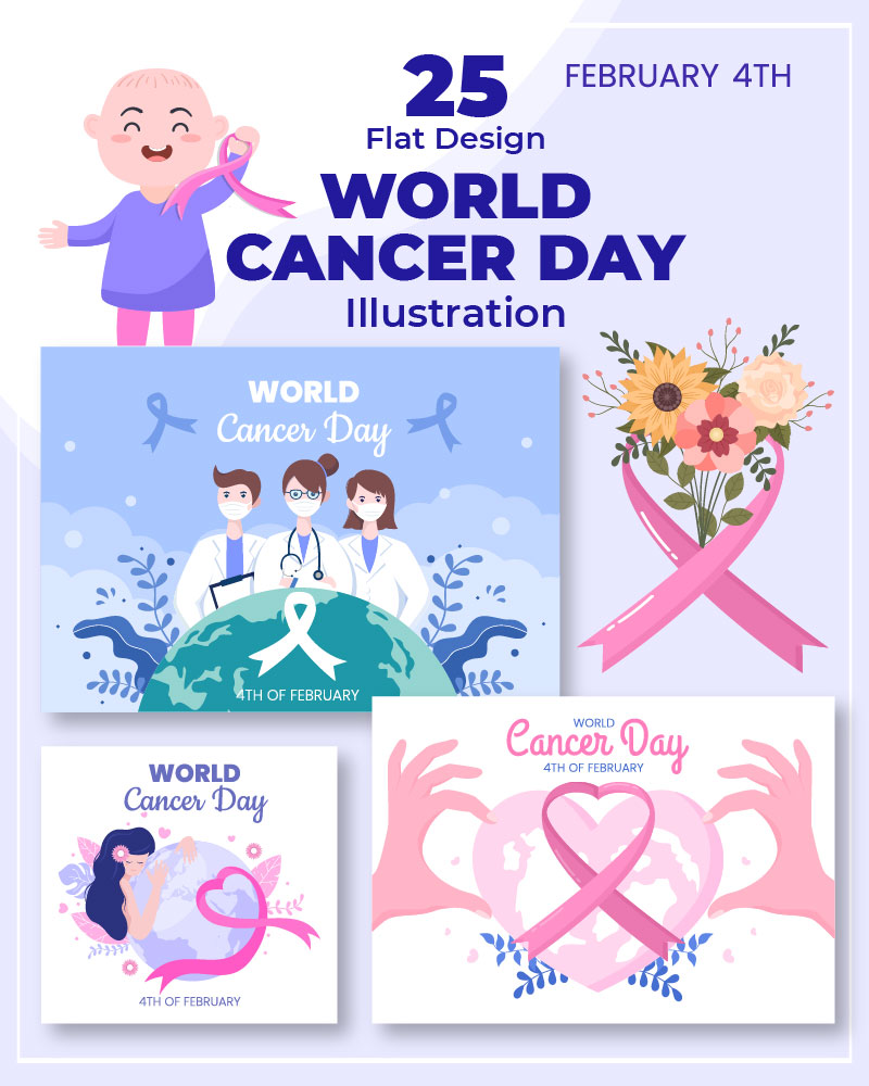 25 World Cancer Day Illustration