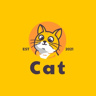 Meow Logo Logo Templates 220458