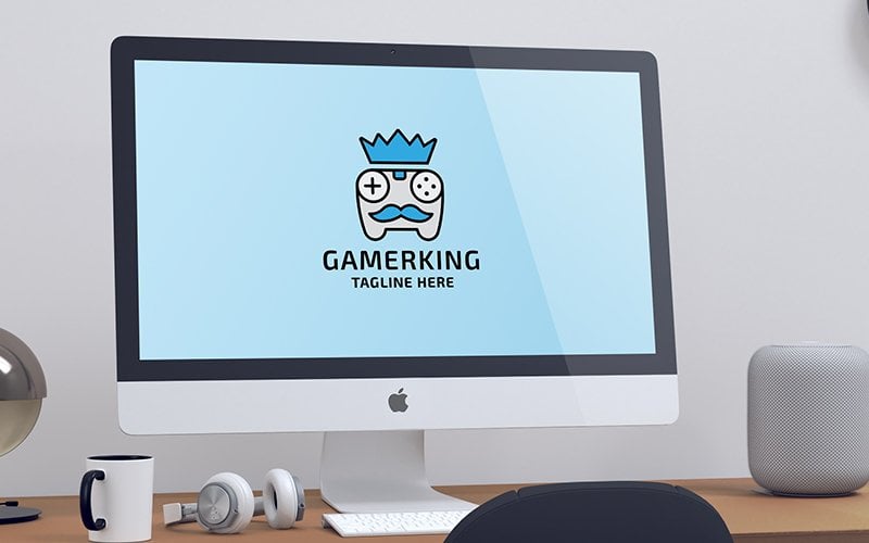 Professional Gamer King Logo