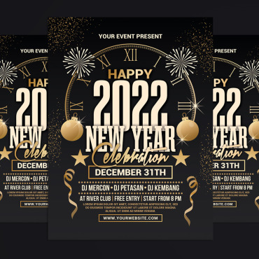 Champagne Christmas Corporate Identity 220497