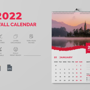 Wall Calendar Corporate Identity 220557