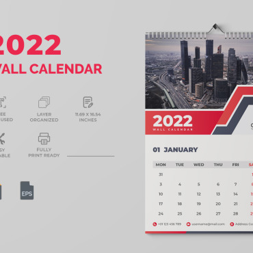 Calendar Wall Corporate Identity 220567