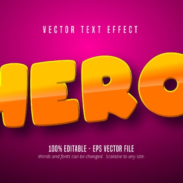 Cartoon Typography Illustrations Templates 220642