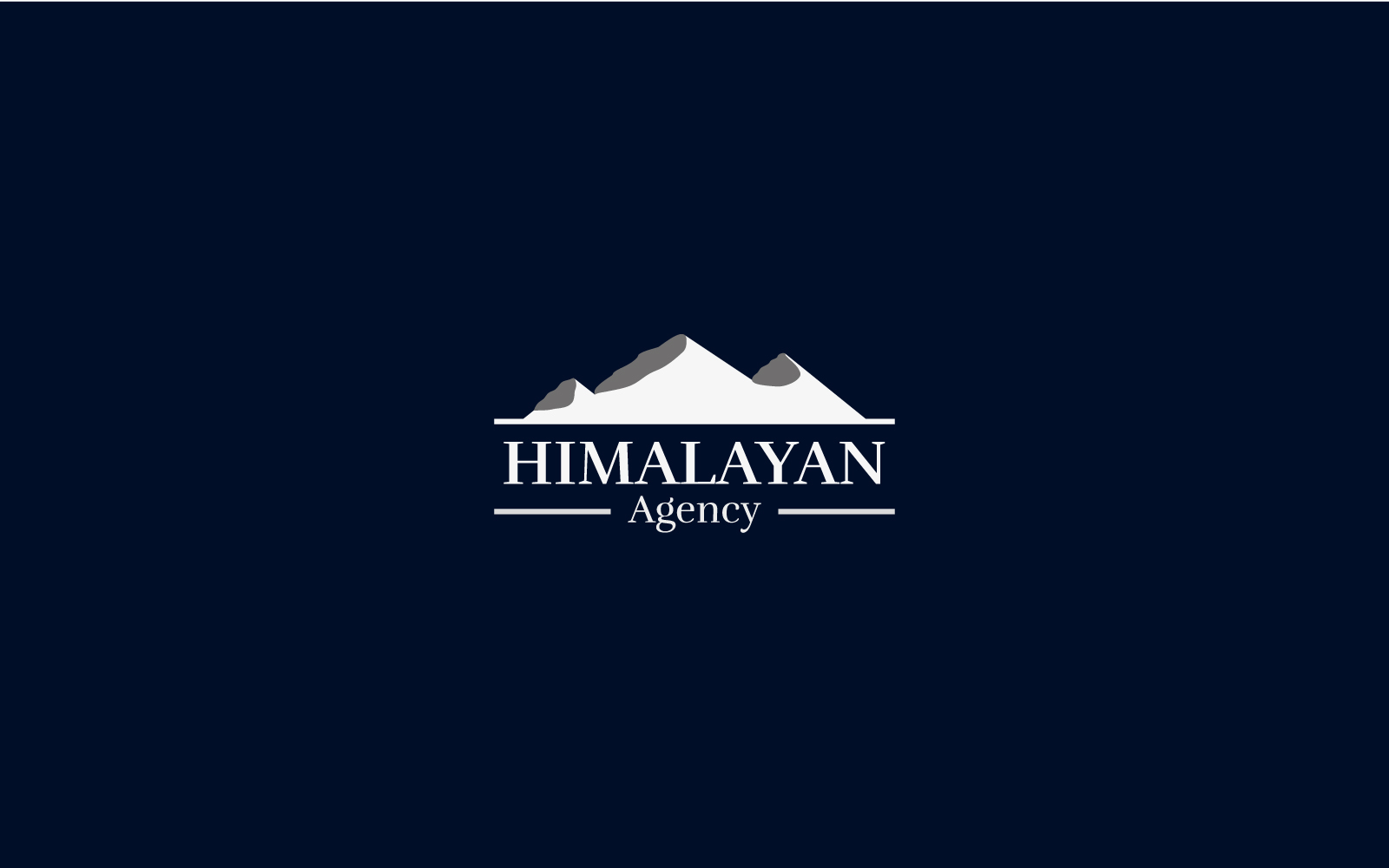 Mountain logo for hill areas company
