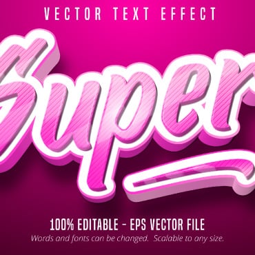 Cartoon Typography Illustrations Templates 220728