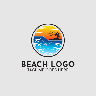 Island Logo Logo Templates 220741