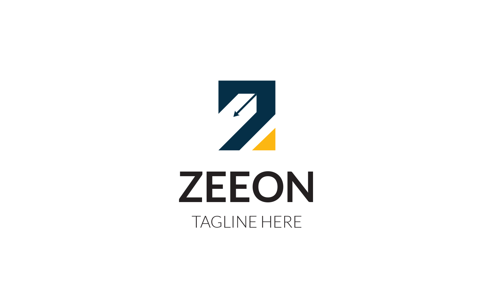 Z Letter Zeeon Logo Design Template
