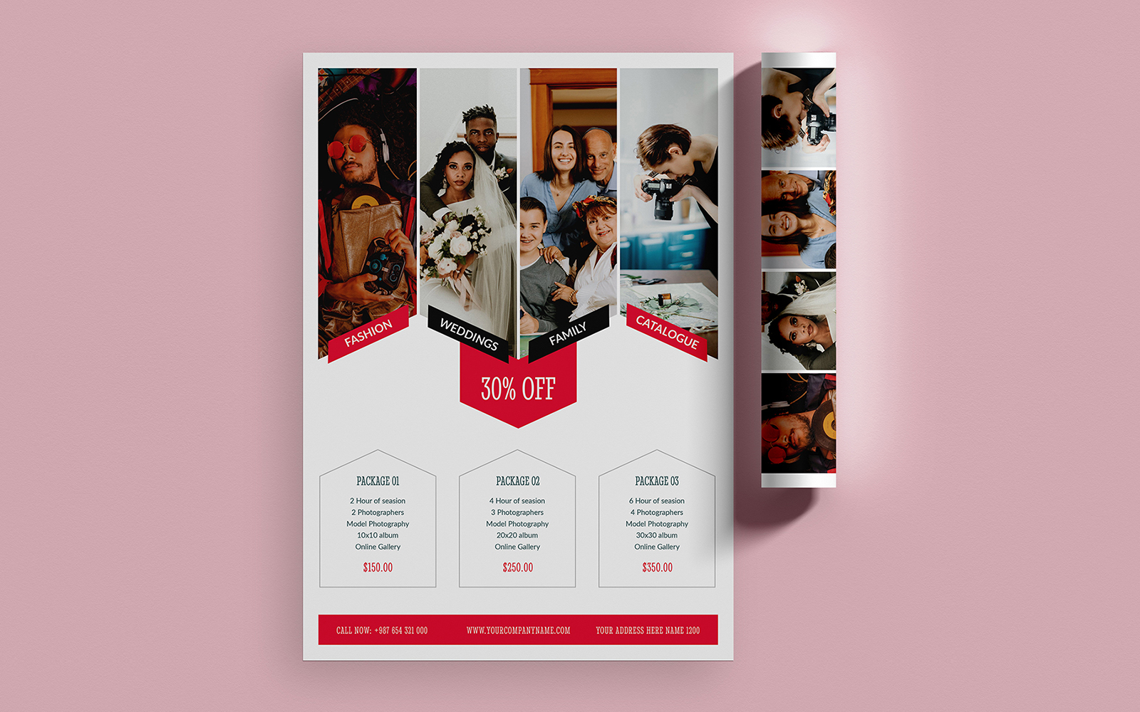 Photography Pricing Guide Flyer Template