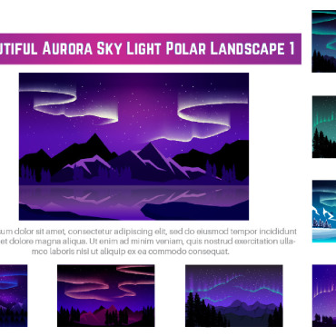 Aurora Borealis Illustrations Templates 221303