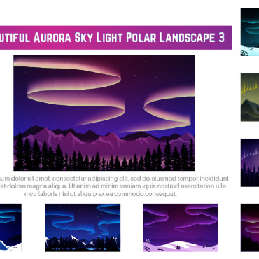 Aurora Borealis Illustrations Templates 221309