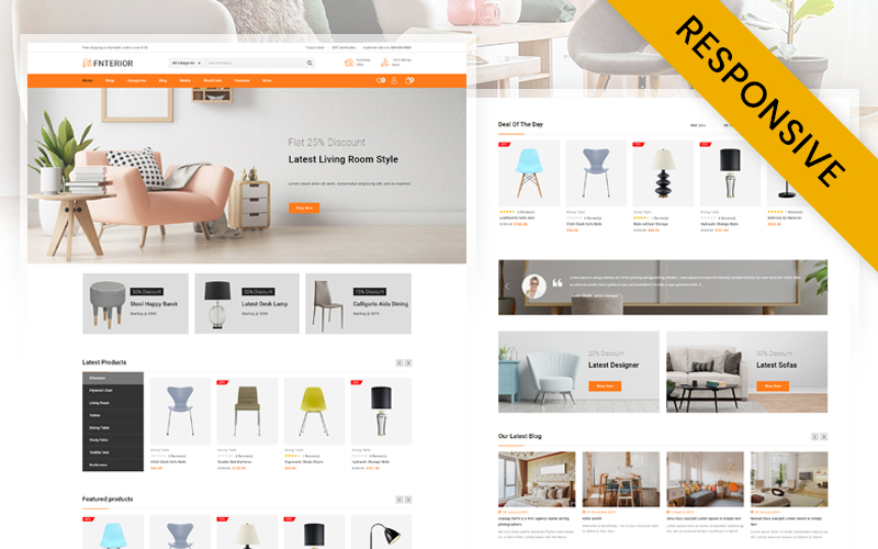 Fnterior - Furniture Decor Store Elementor WooCommerce Responsive Theme