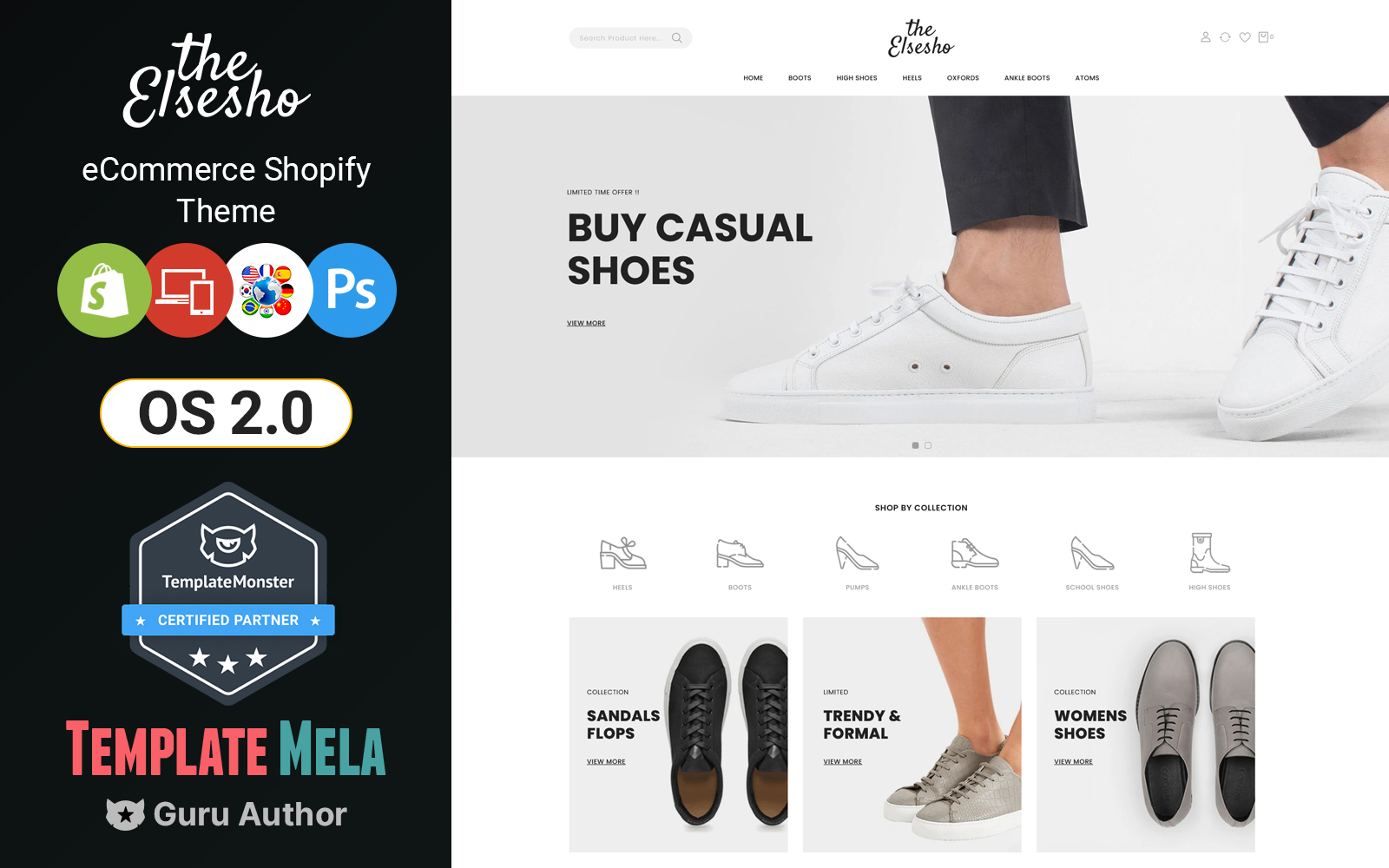 Elsesho - Shoes Store Shopify Theme