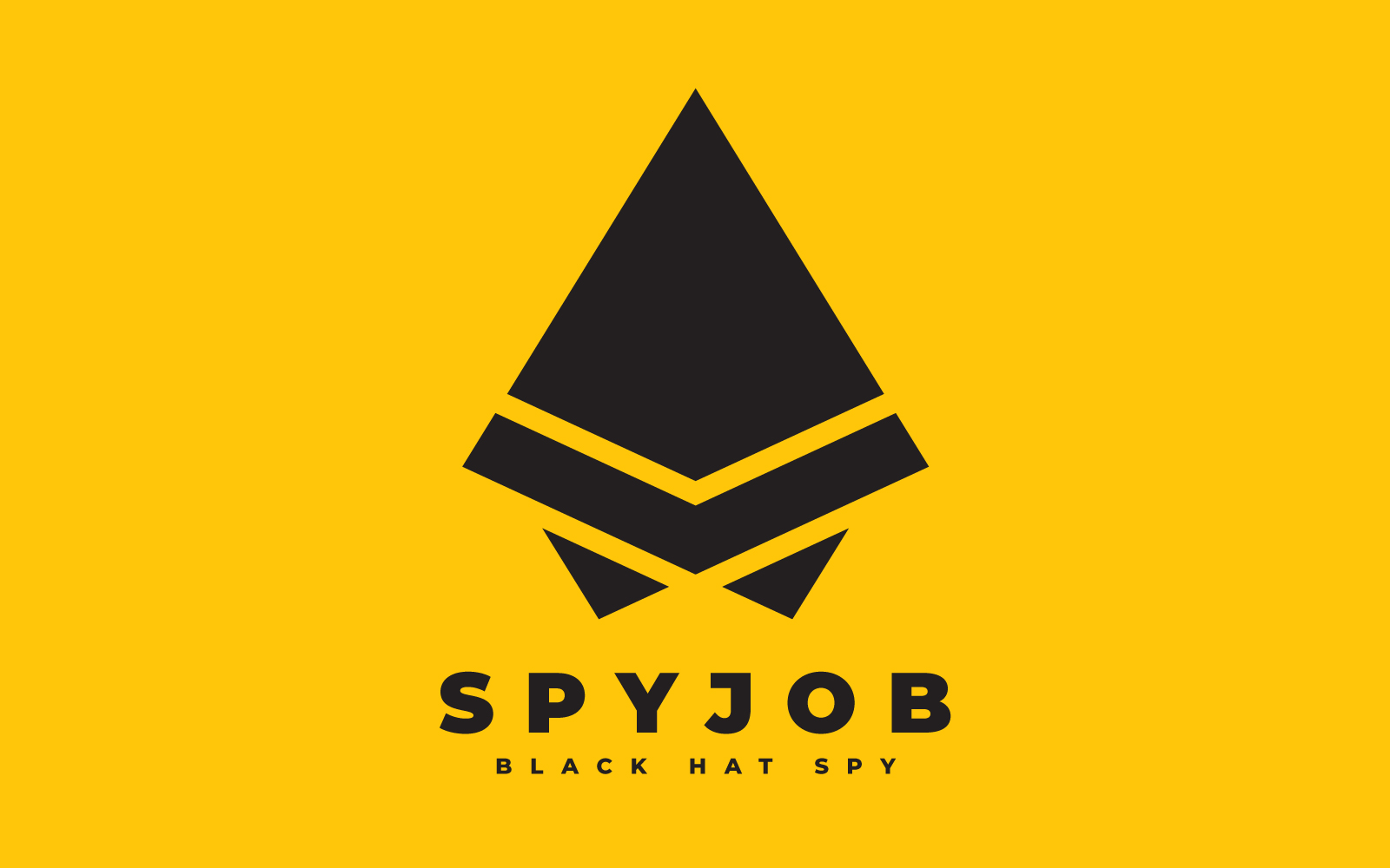 Black Hat Spy Technology Logo Template