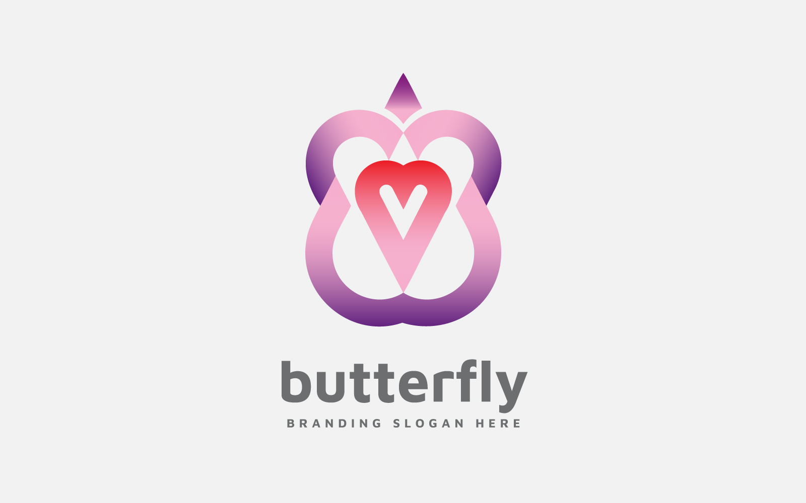 Butterfly Model Fashion B Logo