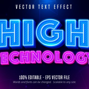 Neon Technology Illustrations Templates 221782