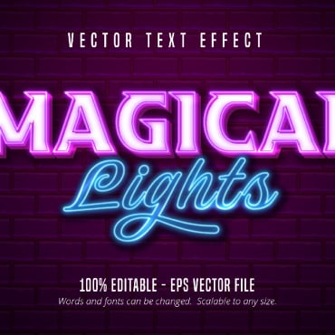 Dark Neon Illustrations Templates 221789