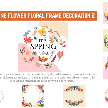 Spring Flower Illustrations Templates 221861