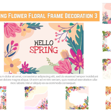 Spring Flower Illustrations Templates 221864