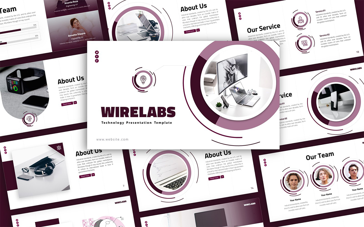 Wirelabs - Technology Multipurpose PowerPoint Presentation Template