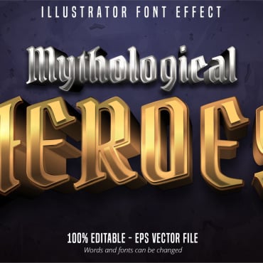 Heroes Gold Illustrations Templates 221987