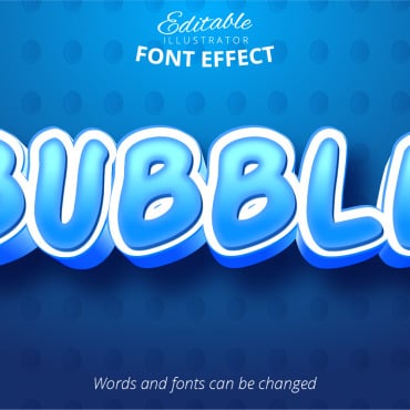 Bubbly Blue Illustrations Templates 222001