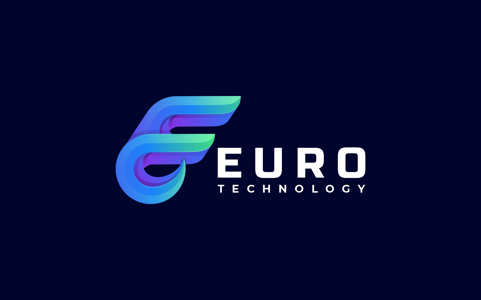 Euro Gradient Logo Template