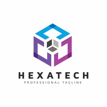 Emblemblueboxbrandclean Brandingcompanyconnectconnectionconstructioncorporate Logo Templates 222081