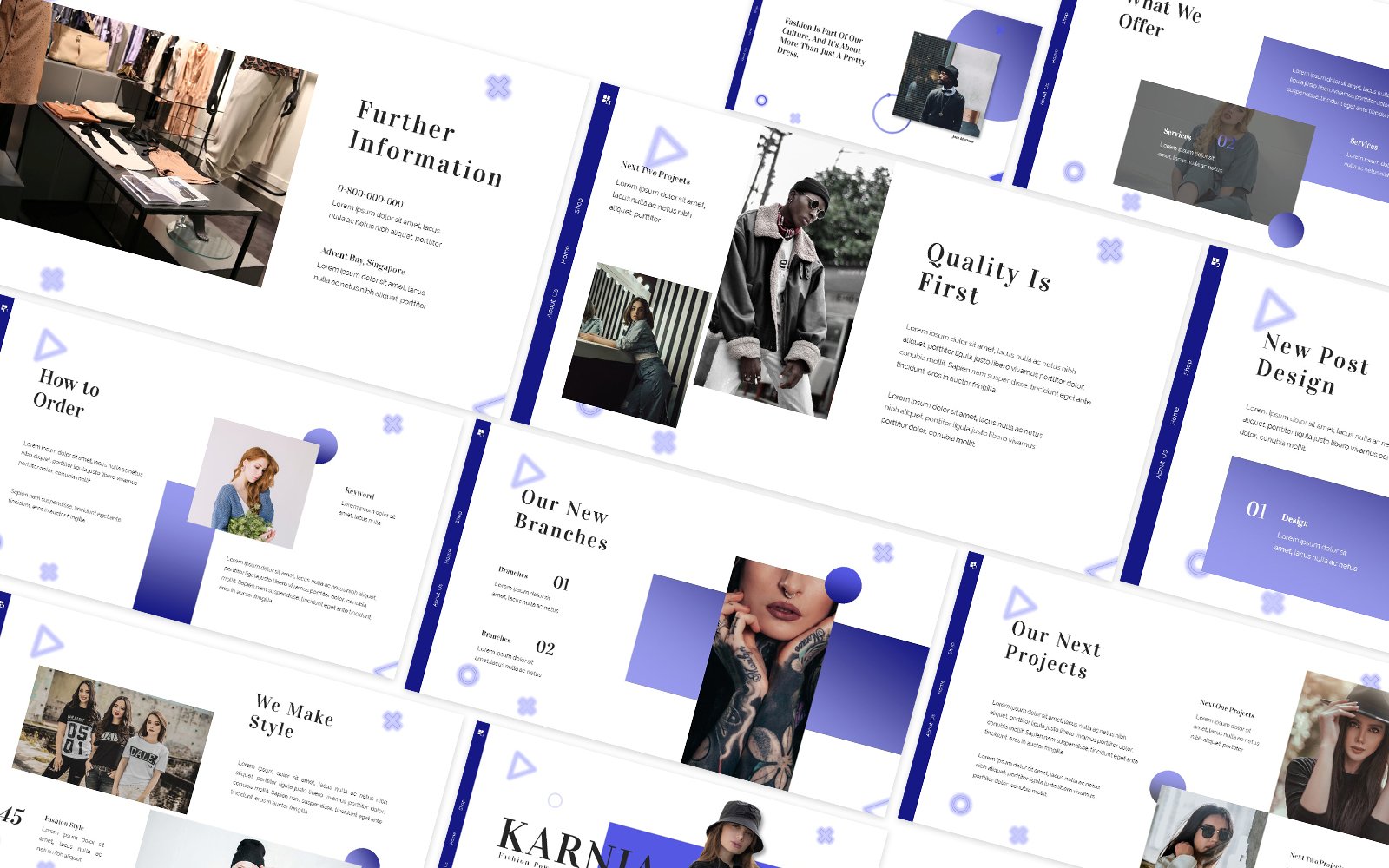 Kania Fashion Google Slides Template