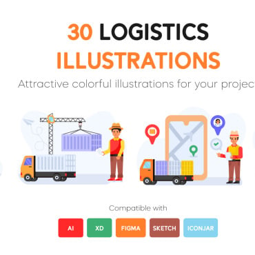 Delivery Cargo Illustrations Templates 222389