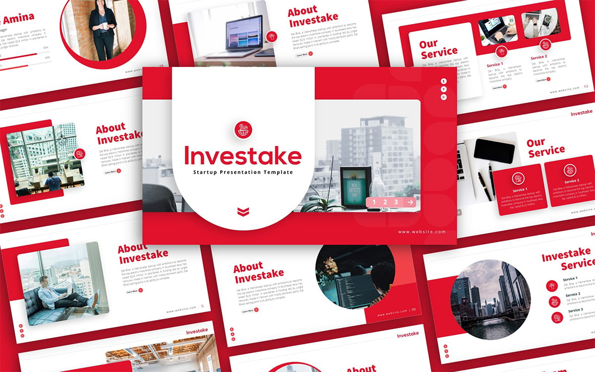 Investake - Startup Multipurpose PowerPoint Presentation Template