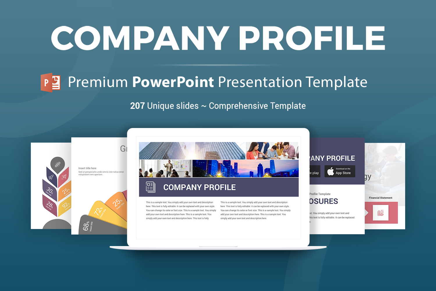 Company Profile PowerPoint Presentation Template